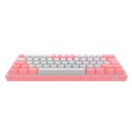 Teclado Redragon FIZZ PRO K616-RGB-PW Wireless 60% white/rosa - Imagen 4