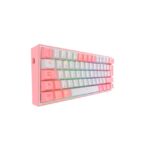 Teclado Redragon FIZZ PRO K616-RGB-PW Wireless 60% white/rosa - Imagen 3