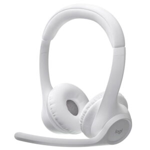 audifono Logitech Zone 300 con Micrófonos 20 Horas blanco