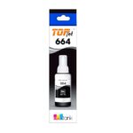 Tinta Negra Genérica TOP JET T664 70ml – Compatible con Epson EcoTank