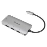 Hub Targus ACH226BT USB-C a 4 Puertos USB-A 3.0 Plata - Imagen 2