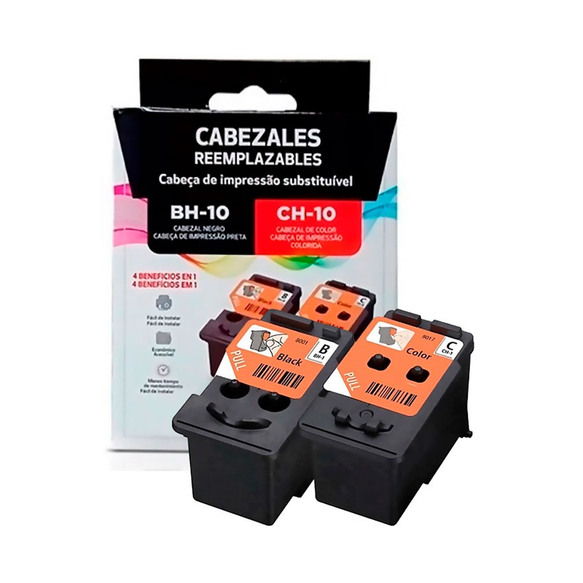 Kit de Cabezales Canon BH-10 + CH-10 Color y Negro
