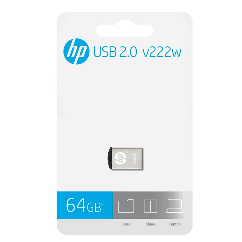Memoria USB HP V222W 32GB USB 2.0 Silver (HPFD222W-32)