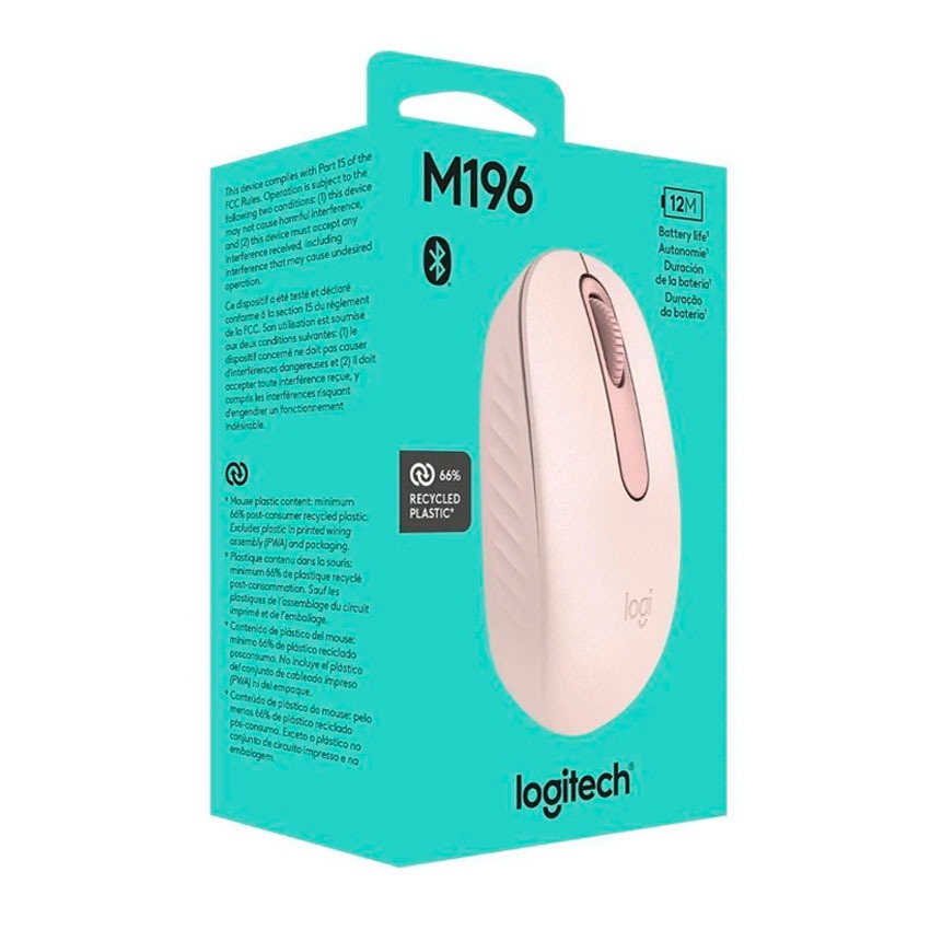 MOUSE LOGITECH M196 BLUETOOTH WHITE MOUSE LOGITECH M196 BLUETOOTH WHITE
