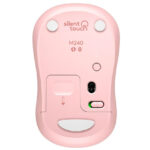Mouse Inalámbrico Logitech M240 Rosa