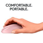 Mouse Inalámbrico Logitech M240 Rosa