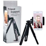 Mini Trípode Soporte para Celular 360° – Negro