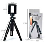 Mini Trípode Soporte para Celular 360° – Negro