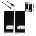 Parlante Multimedia Cybertel Hacker CYB S221 4W USB 2.0 Negro - Imagen 3
