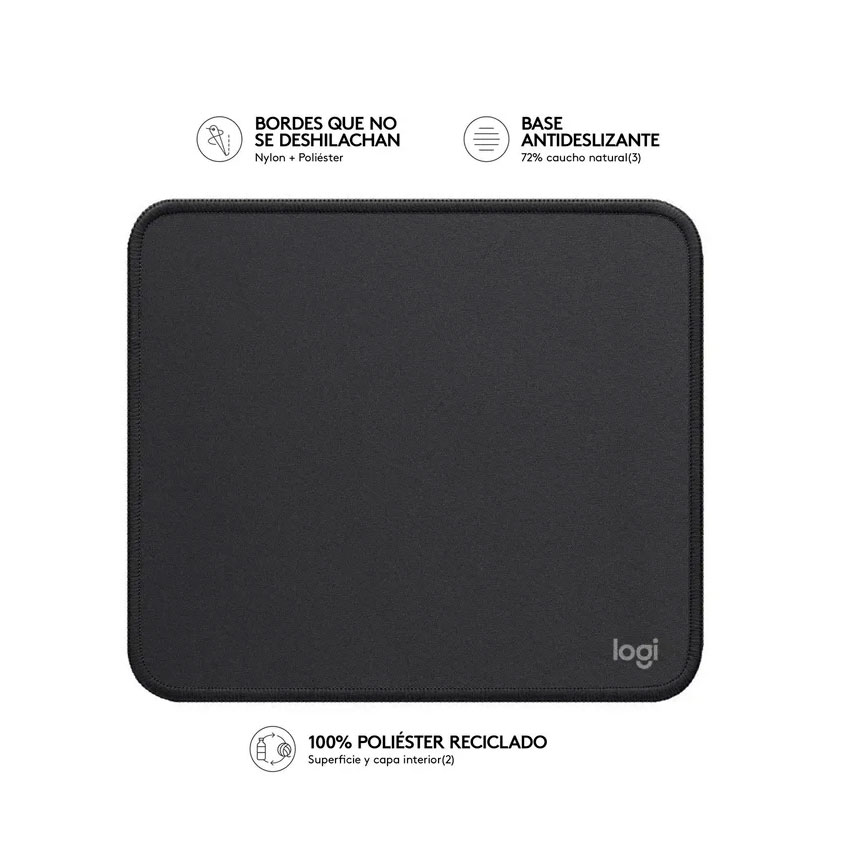 ChatGPT Plus Mouse Pad Logitech Graphite 200x230mm Antisalpicaduras Antideslizante Durable
