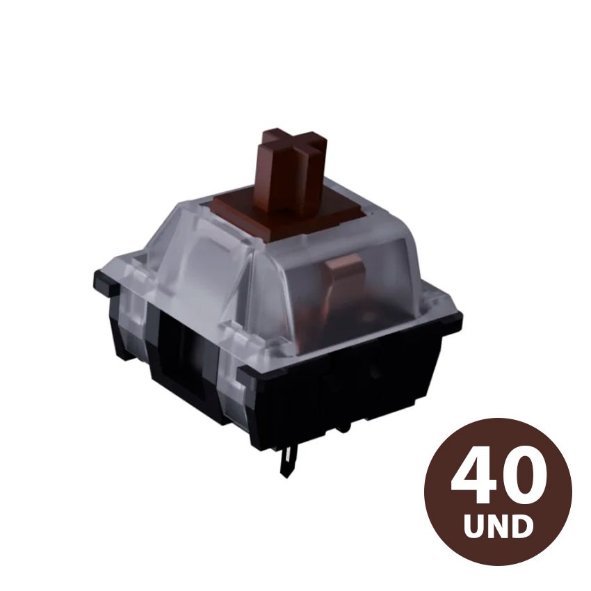 Switch VSG Kailh Regular Brown mecánico táctil 3 pines