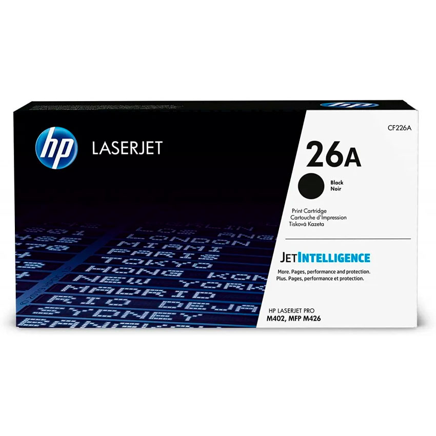 Tóner HP 26A Negro CF226A para LaserJet Pro M402 / M426