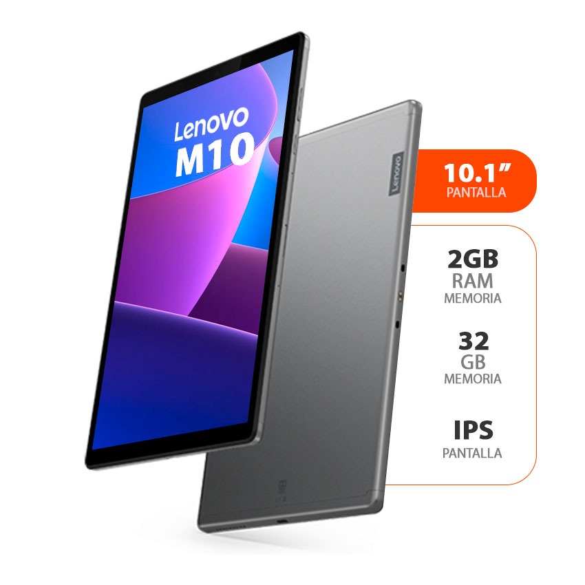 Tablet Lenovo M10 TB-X306X 10.1” HD 4G LTE 2GB RAM 32GB Android 012