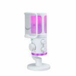 Micrófono Fifine AM6 White – Condensador RGB