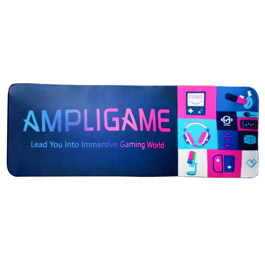 Pad Mouse Gamer En Tamaño Xl Diseño Fifine Amplifigame 75x30