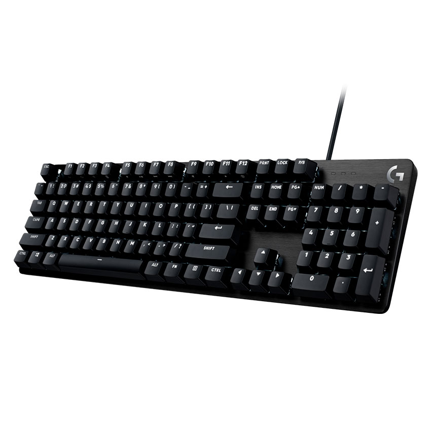 Teclado mecánico gamer Logitech G413 SE con retroiluminación blanca