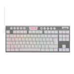 Teclado Mecánico Redragon HORUS TKL K622W RGB Blanco