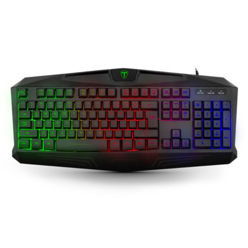 Teclado gamer T-Dagger Tanker Rainbow T-TGK106 español membrana