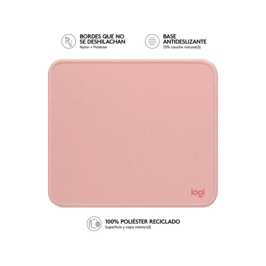 Mouse Pad Logitech Rosado 200x230mm