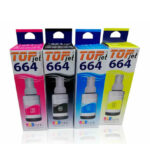 Kit X4 Tintas Genérica TOP JET T664 C +M +Y +K 70ml - Imagen 2