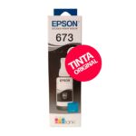 Tinta Epson 673 Negra Original para EcoTank L805 / L850 / L1800 - Imagen 2