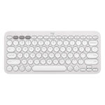 Teclado Logitech Pebble 2 K380s Bluetooth/Wireless Blanco