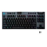 Teclado Logitech G915 X TKL Lightspeed – Wireless / BT / RGB Lightsync / KeyControl – Black