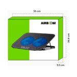 COOLER TWISTER AB011 2FAN LED 12.5CM AIRBOOM