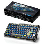 Teclado Mecánico Inalámbrico GravaStar Mercury K1 Lite Transparent Black - Imagen 3