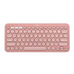 TECLADO LOGITECH PEBBLE 2 K380S BLUETOOTH/WIRELESS ROSA