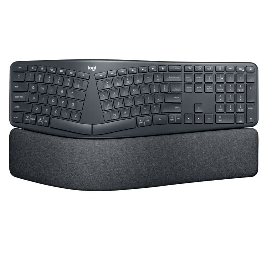 Teclado Ergonómico Logitech K860 Inalambrico Usb Y Bluetooth