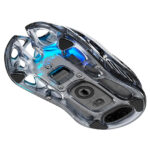 Mouse Inalámbrico GravaStar Mercury M2 Transparent Black - Imagen 3