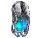 Mouse Inalámbrico GravaStar Mercury M2 Transparent Black - Imagen 2