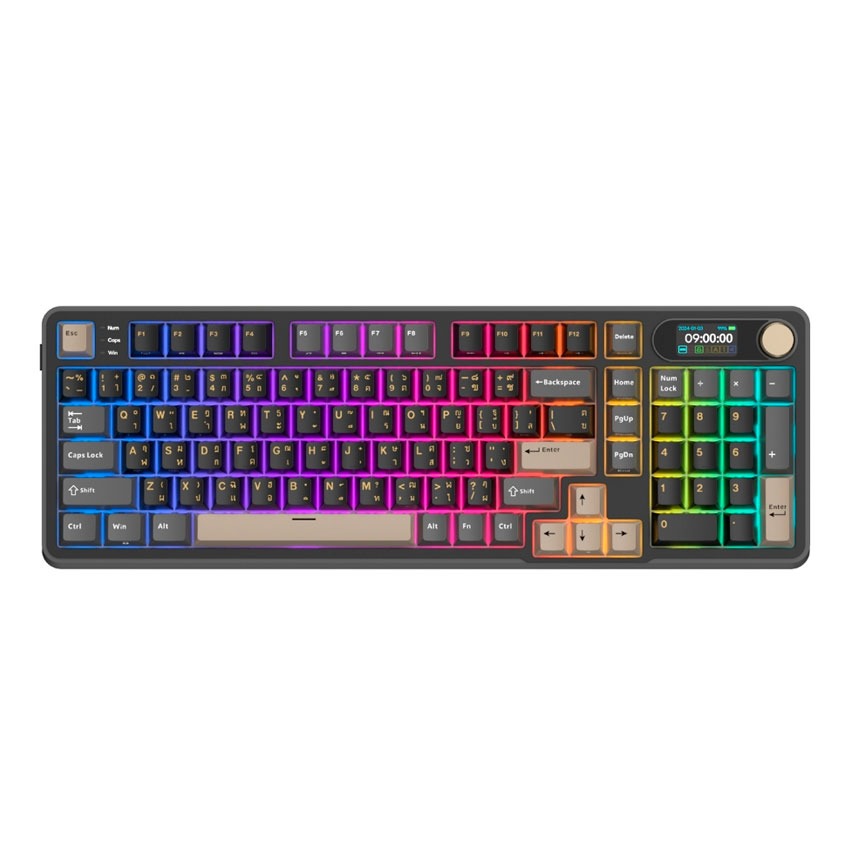 Teclado Royal Kludge RK-S98 PHANTOM Inalámbrico Chartreuse