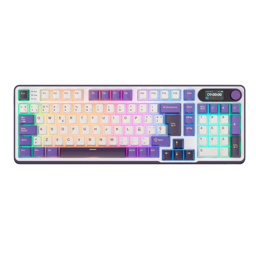 Teclado Royal Kludge RK-S98 Inalámbrico BLACKBERRY MOUSE Chartreuse