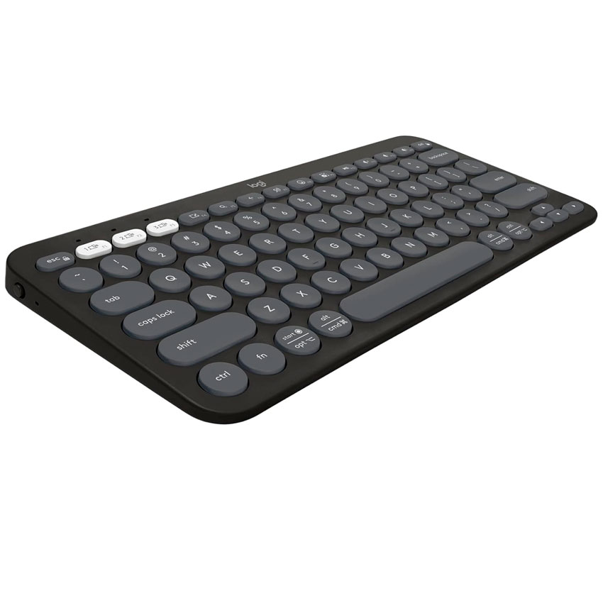 TECLADO LOGITECH PEBBLE 2 K380S BLUETOOTH/WIRELESS SP – GRAPHITE