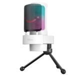 Micrófono Fifine A8 White RGB con conexión USB-C - Imagen 3