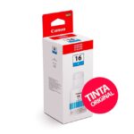 Tinta Canon GI-16 Cyan para impresoras MAXIFY GX6010 / GX7010 / GX5010