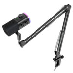 Micrófono Fifine AM9T BLACK con Brazo