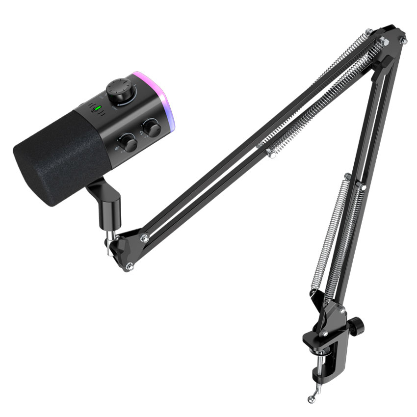 Micrófono Fifine AM9T BLACK con Brazo