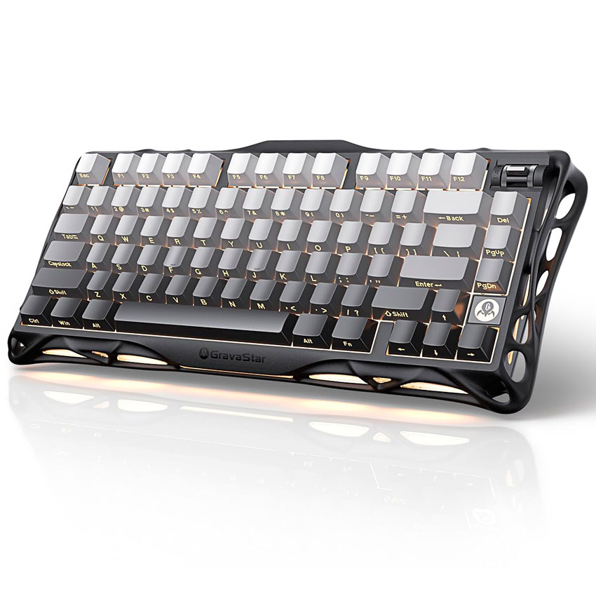 Teclado GravaStar MERCURY K1 Inalámbrico Gradient Black