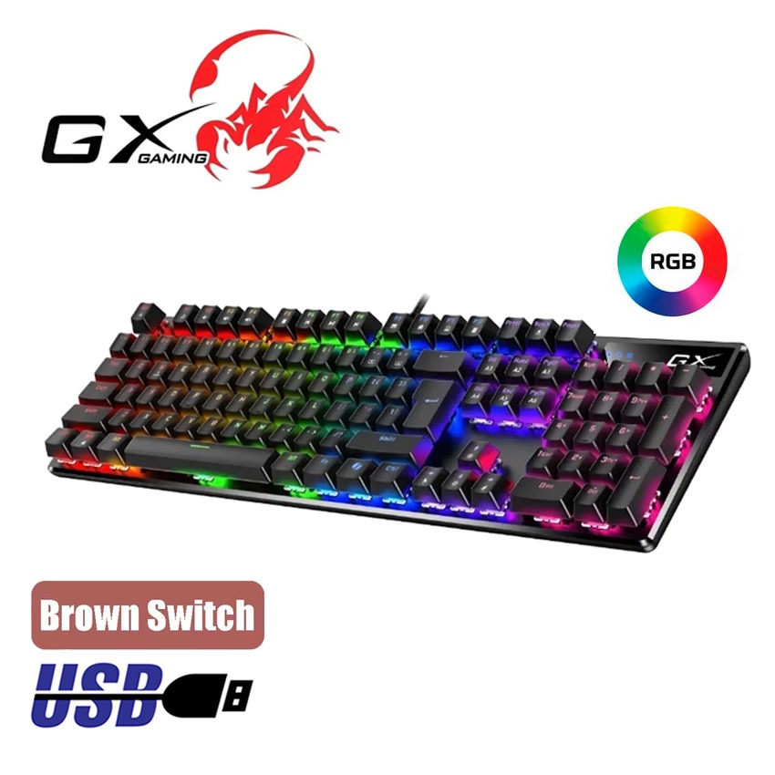 Teclado Gamer Genius GX Scorpion K12 Mecánico RGB USB