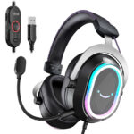 Auriculares USB FIFINE AmpliGame H13 con RGB