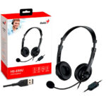 AUDIFONO C/MICROF. GENIUS HS-230U USB-A BLACK