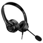 Audífono con Micrófono Genius HS-235U AI Copilot 40 mm USB-A – Black