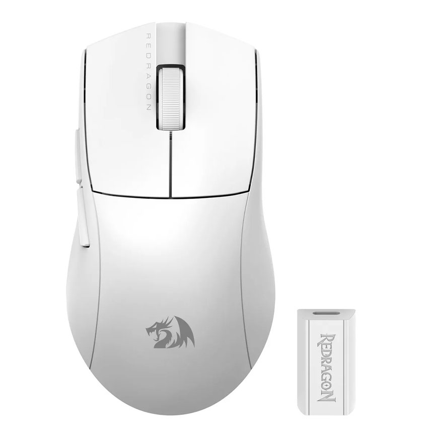 Mouse Redragon K1ng Pro M916 (4k Hz) Wireless Blanco