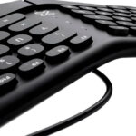Teclado Klip Xtreme KBK-260S Evolve Ergo USB Español Ergonómico Negro