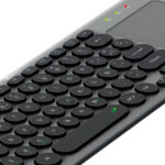 TECLADO KLIP XTREME DUAL WIFI +BT KEYGLIDER KCK-550S NEGRO TRACKPAD