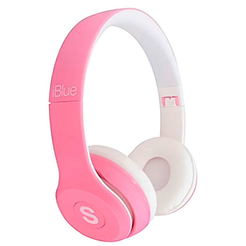 AUDIFONO IBLUE SCREAM S019 BLUETOOTH ROSA