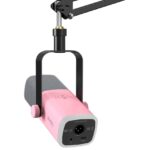Micrófono dinámico con brazo AM8T Rosa RGB USB/XLR